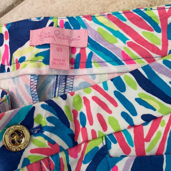 Brand new LILLY Pulitzer Kelly Pants size 00 - Picture 2 of 3